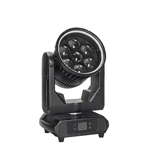 Waterproof IP Magnesium Alloy 7x60w BEE EYE Rotating Zoom LED Moving Head Light With LED Ring